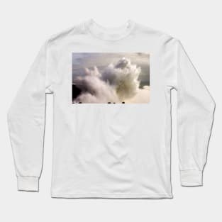 giant breaking wave. cascais Long Sleeve T-Shirt